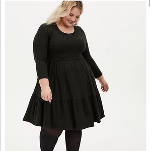 TORRID Super Soft Ribbed Skater Dress